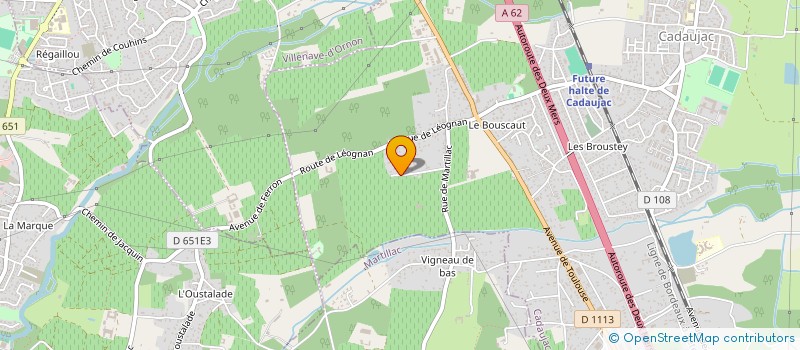 localisation de l'entreprise TROC MICRO  CADAUJAC