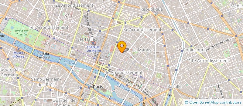 localisation de l'entreprise TROC MITAINE à PARIS