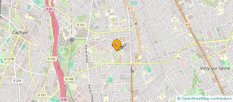 localisation de l'entreprise TROC'SCENE à VILLEJUIF