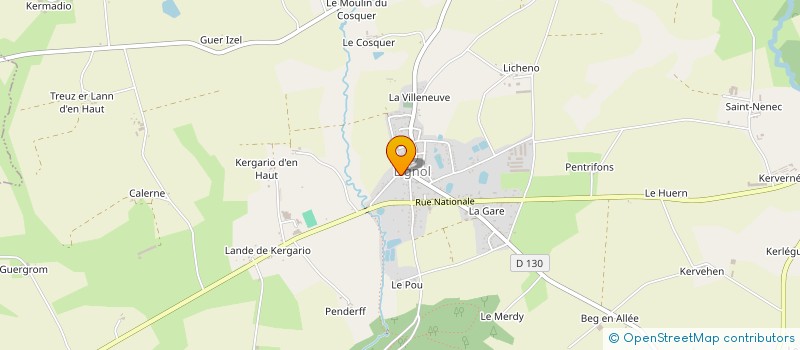 localisation de l'entreprise TROC'SEL DU ROI MORVAN  LIGNOL