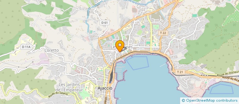 localisation de l'entreprise TROC TOUT SARL  AJACCIO