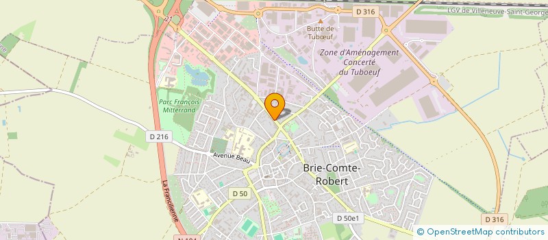 localisation de l'entreprise TROCADERO  BRIE-COMTE-ROBERT