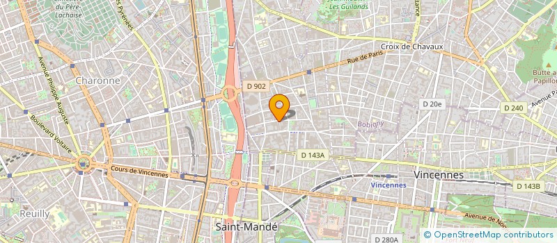 localisation de l'entreprise TROCADERO INVESTISSEMENT à MONTREUIL