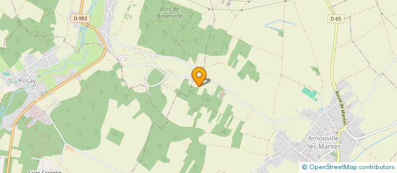 localisation de l'entreprise TROCAGRI  ARNOUVILLE-LES-MANTES