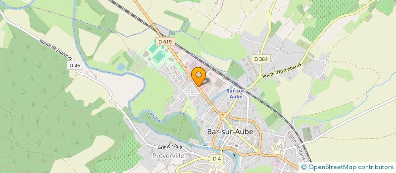 localisation de l'entreprise TROCANDIS à BAR-SUR-AUBE