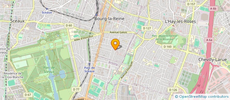 localisation de l'entreprise TROCELLIER à BOURG-LA-REINE