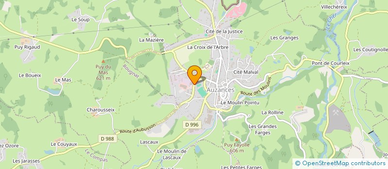 localisation de l'entreprise TROCELLIER  AUZANCES
