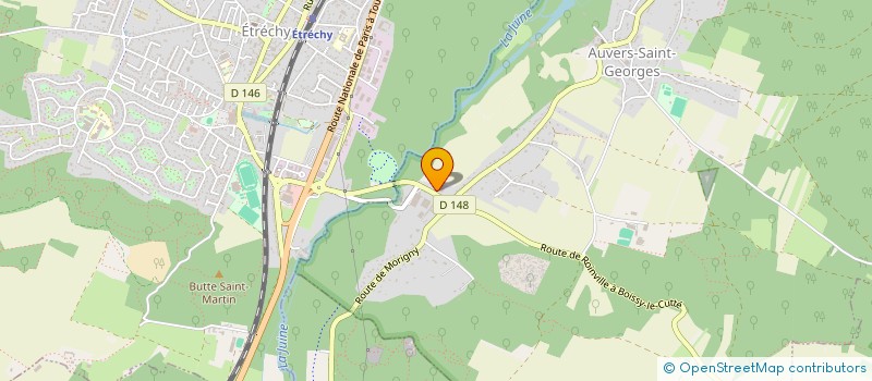 localisation de l'entreprise TROCLEAS  AUVERS-SAINT-GEORGES