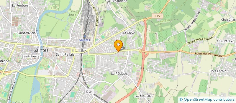 localisation de l'entreprise TROCSHOP à SAINTES