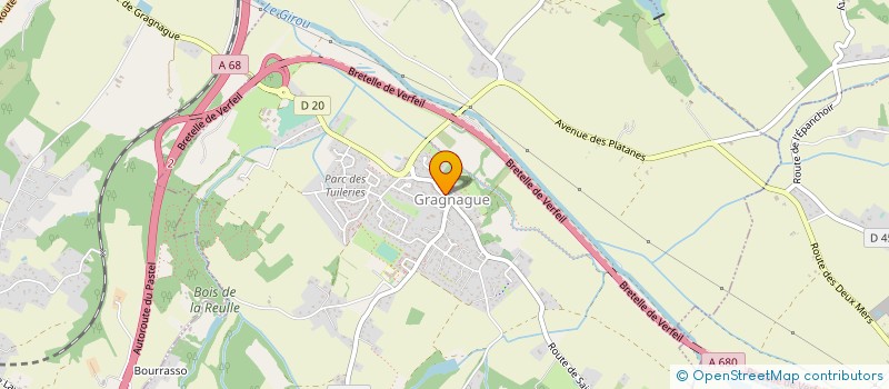 localisation de l'entreprise TROCTEMPS  GRAGNAGUE