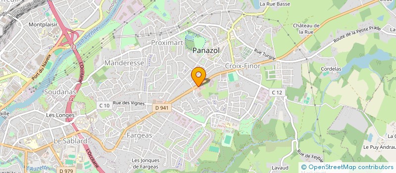 localisation de l'entreprise TRODALUT & CO à PANAZOL