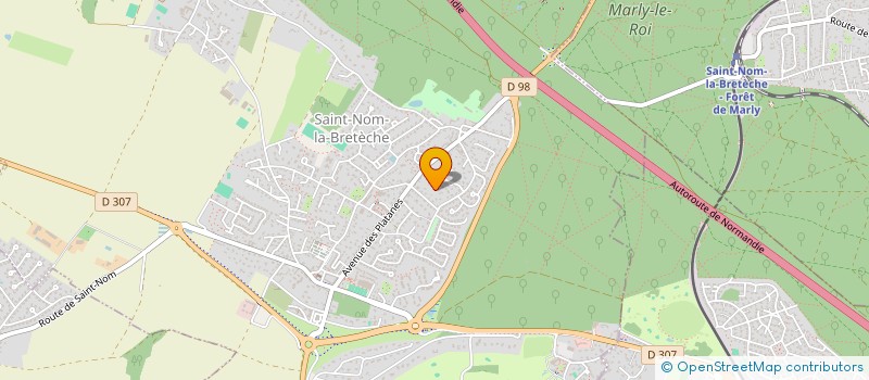 localisation de l'entreprise TROFEL à SAINT-NOM-LA-BRETECHE