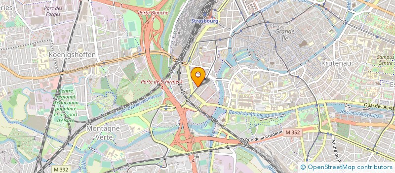 localisation de l'entreprise TROFFY ALSACE à STRASBOURG