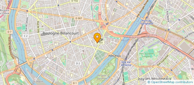 localisation de l'entreprise TROFIE  BOULOGNE-BILLANCOURT