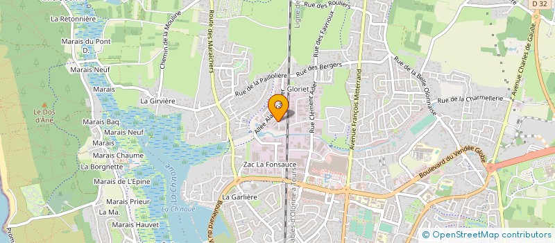 localisation de l'entreprise TROGER ET ASSOCIES à LES SABLES D'OLONNE