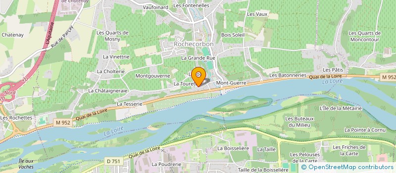 localisation de l'entreprise TROGLO DE LA LOIRE à ROCHECORBON
