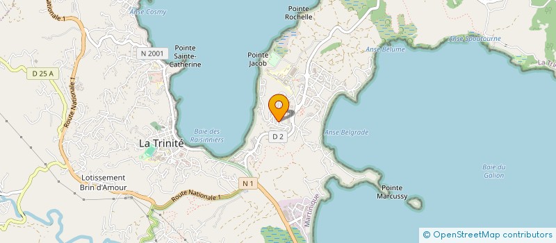 localisation de l'entreprise TROGUEN  LA TRINITE