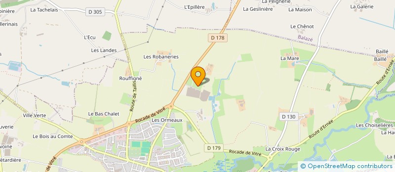 localisation de l'entreprise TROHEL INVESTISSEMENT à VITRE