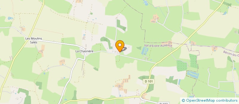 localisation de l'entreprise TROIGE  VAL D'ERDRE-AUXENCE