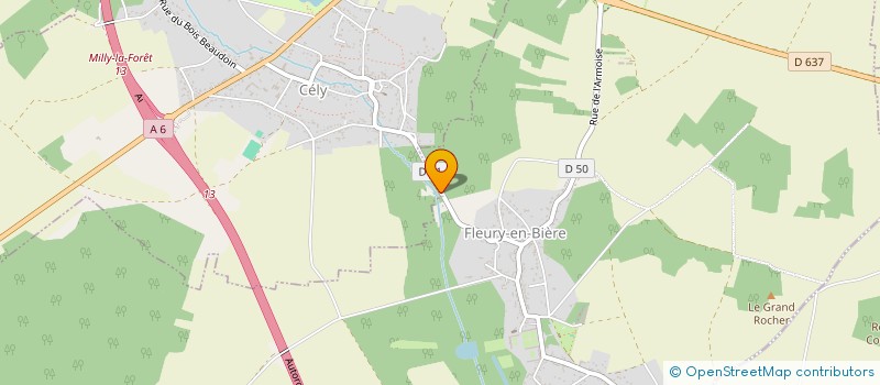 localisation de l'entreprise TROIKA  CHAILLY-EN-BIERE