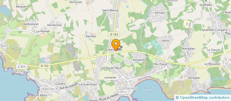 localisation de l'entreprise TROIKA II à PLOEMEUR