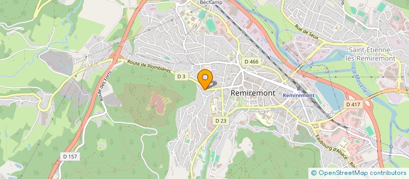 localisation de l'entreprise TROIMILUIT  REMIREMONT