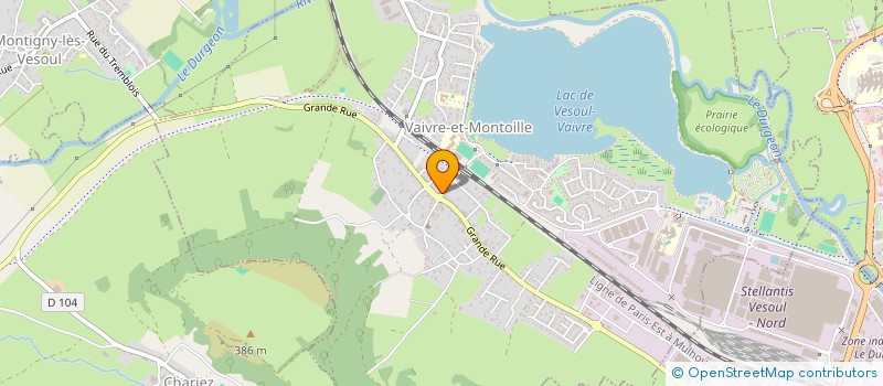 localisation de l'entreprise TROIS  MONTIGNY-LES-VESOUL