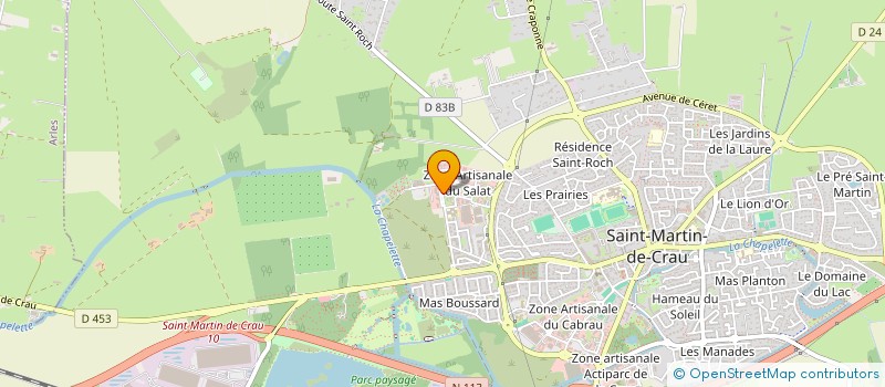 localisation de l'entreprise TROIS à SAINT-MARTIN-DE-CRAU