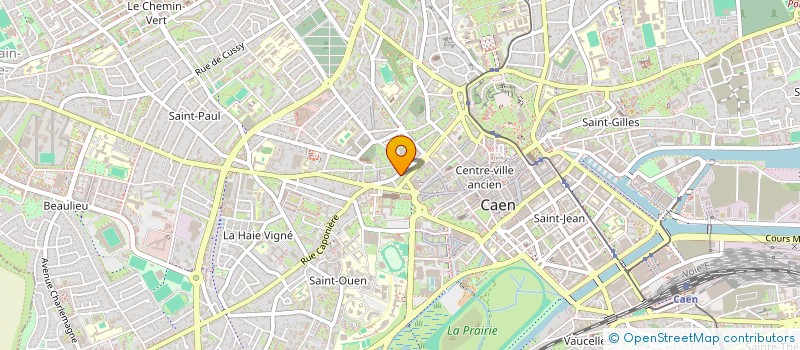 localisation de l'entreprise TROIS à CAEN