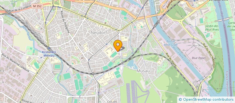 localisation de l'entreprise TROIS A  STRASBOURG