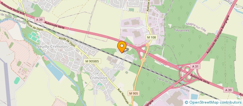 localisation de l'entreprise TROIS A SARL  QUETIGNY