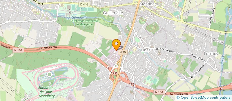 localisation de l'entreprise TROIS A SPEED à LINAS