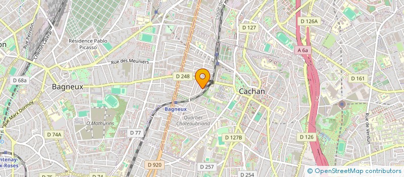 localisation de l'entreprise TROIS AMIS  CACHAN