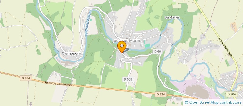 localisation de l'entreprise TROIS ANGES  JOUY-SUR-MORIN