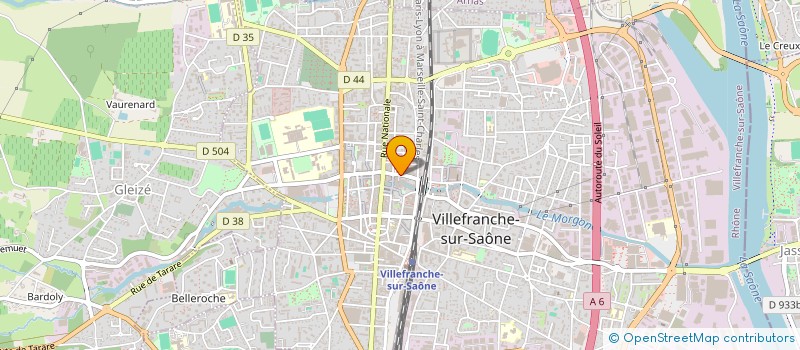 localisation de l'entreprise TROIS B à VILLEFRANCHE-SUR-SAONE