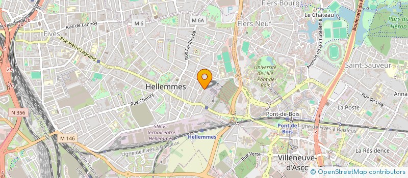 localisation de l'entreprise TROIS B à LILLE