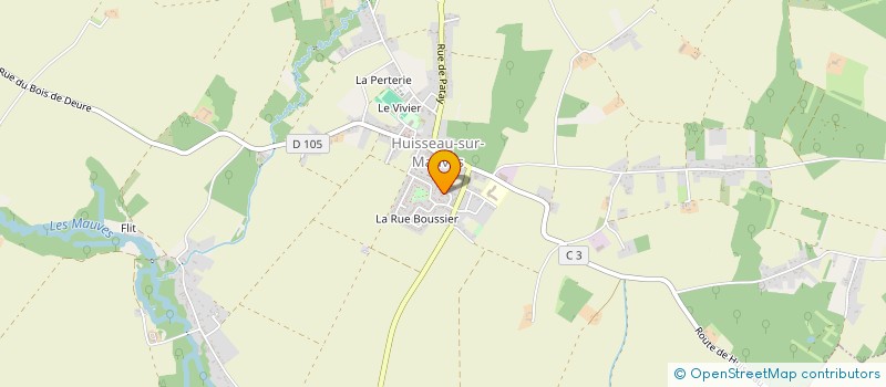 localisation de l'entreprise TROIS BANIANS à HUISSEAU-SUR-MAUVES