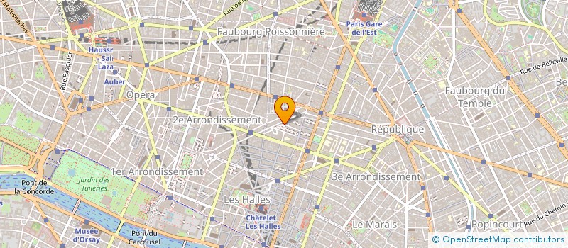 localisation de l'entreprise TROIS BE à PARIS