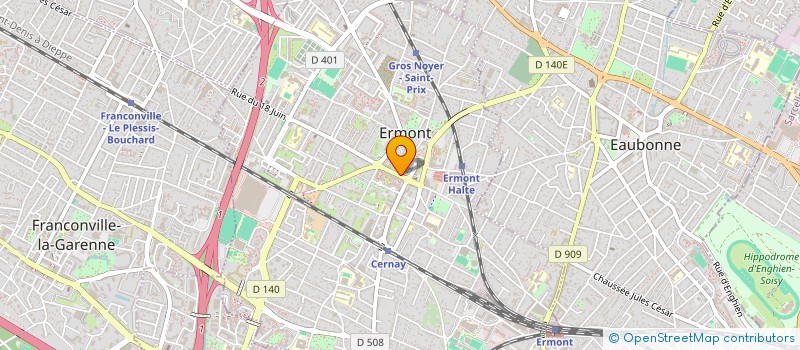 localisation de l'entreprise TROIS C à ERMONT