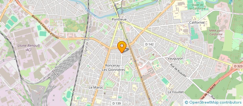 localisation de l'entreprise TROIS CASA  LE MANS