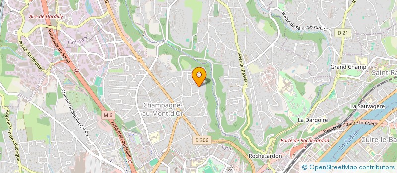 localisation de l'entreprise TROIS CASTORS  CHAMPAGNE-AU-MONT-D'OR
