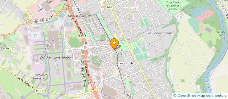 localisation de l'entreprise TROIS CATALANS AU BOUT DU MONDE  BLAGNAC