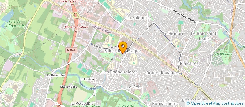 localisation de l'entreprise TROIS CENT ONZE RECRUTEMENT ET CONSEIL à REZE