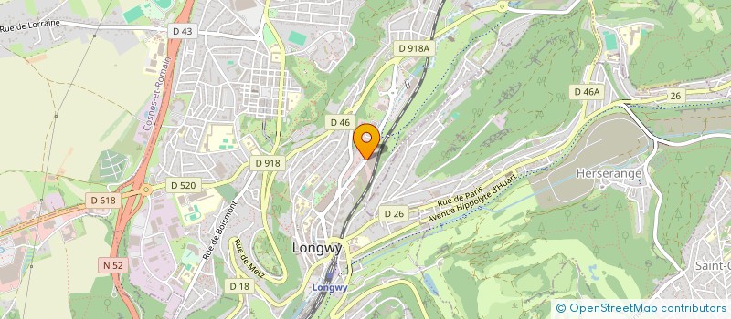 localisation de l'entreprise TROIS CERISES CHEZ FOUZI à LONGWY