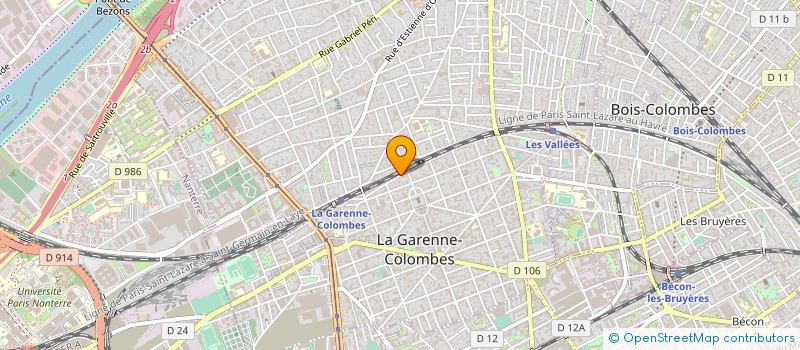 localisation de l'entreprise TROIS CHAPEAUX ET UN LAPIN à LA GARENNE COLOMBES
