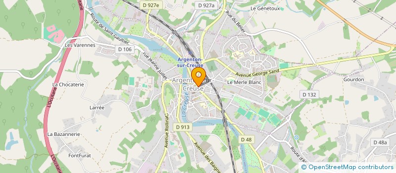 localisation de l'entreprise TROIS CHOCOLATS FACTORY  ARGENTON-SUR-CREUSE