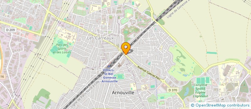 localisation de l'entreprise TROIS COMMUNES à GONESSE