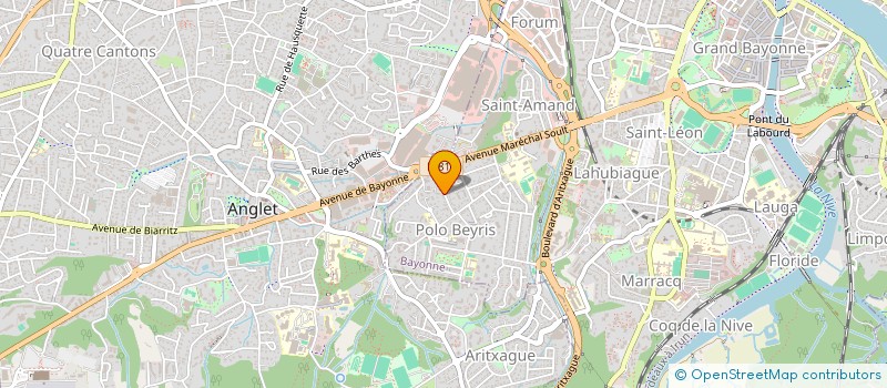 localisation de l'entreprise TROIS COUPS LA REPLIQUE à BAYONNE