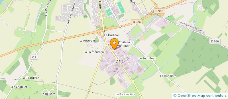 localisation de l'entreprise TROIS D à L'AIGLE