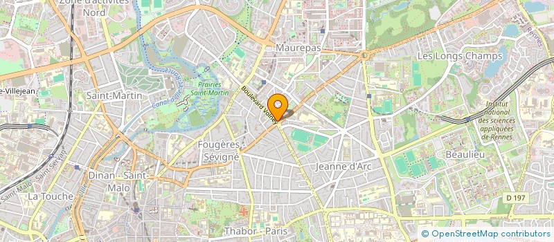 localisation de l'entreprise TROIS DE MECHE  RENNES